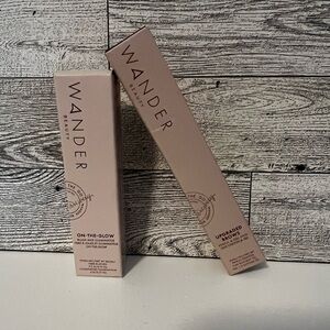 Wander Beauty On-The-Glow Blush & Highlighter Duo and Upgraded Brows Bundle